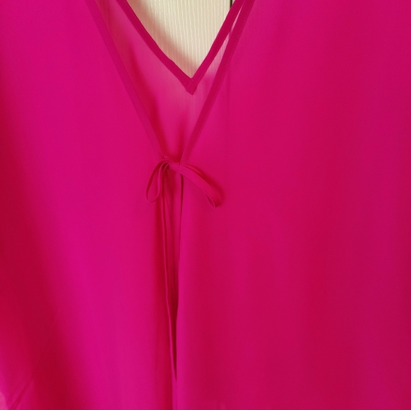 L'Agent by Agent Provocateur Rosana Swim Coverup One Size Pink Beach NWT $180 - Picture 5 of 10